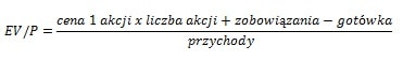 Wartość przedsiębiorstwa do przychodów