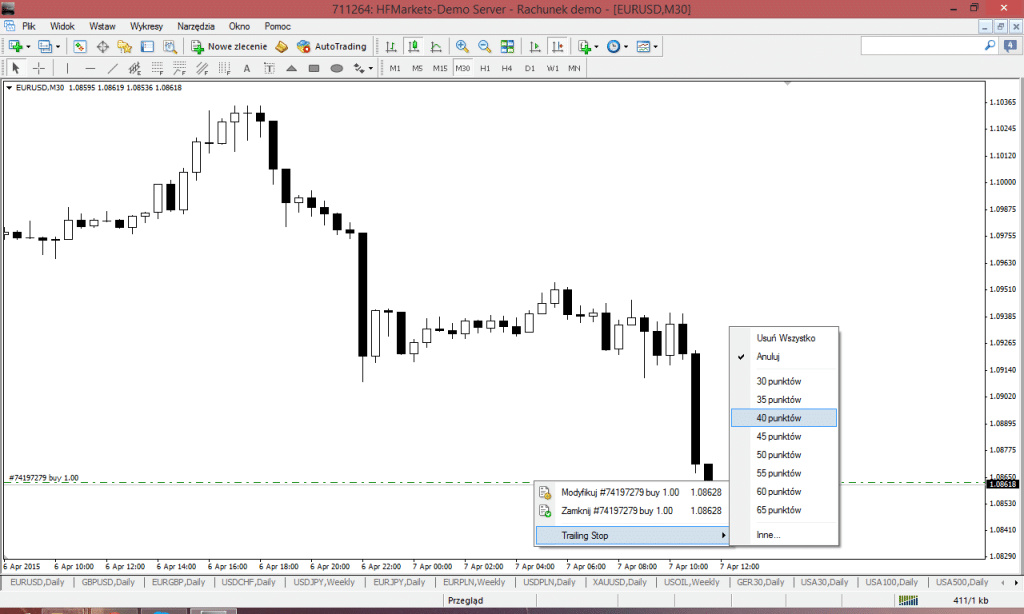 STOP LOSS KROCZĄCY