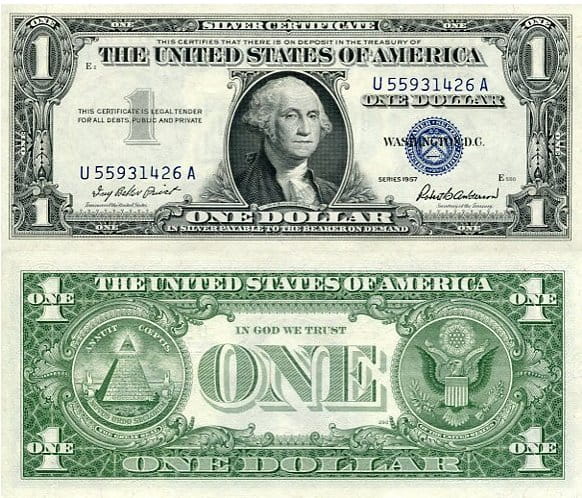 1 dolar USD