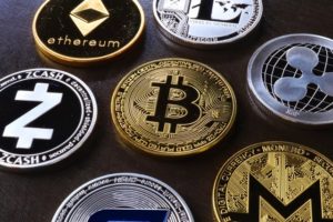 Różne monety kryptowalut