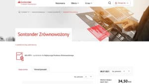 santander zrównoważony