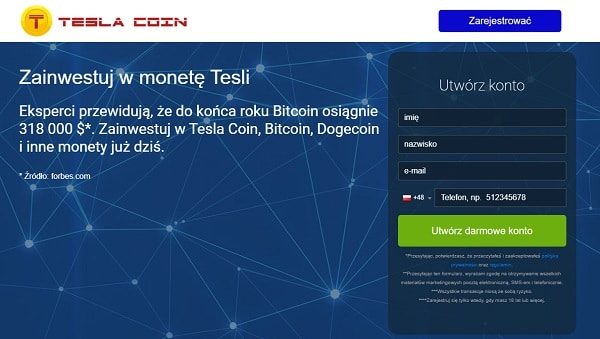Strona główna Tesla Coin