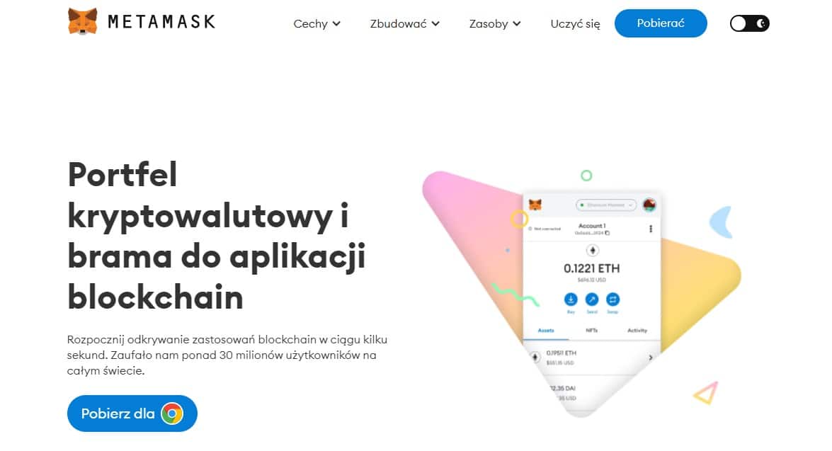 MetaMask strona główna