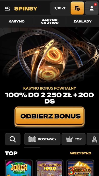 Legalne kasyno spinsy